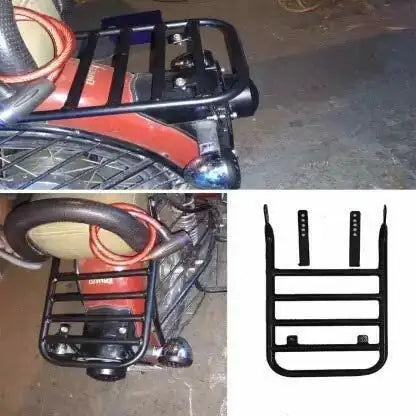 Black Luggage Carrier Luggage Rack FIT FOR Royal Enfield Classic Standard Electra - StellerGear
