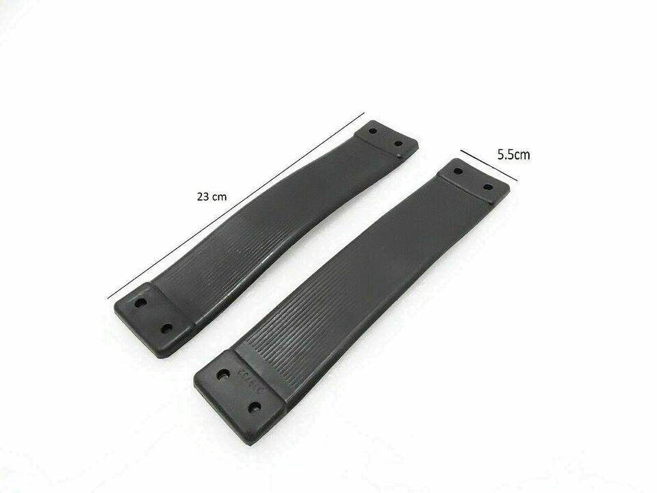 NEW SUZUKI SAMURAI GYPSY CARS DOOR STRAPS BLACK RUBBER PAIR - StellerGear