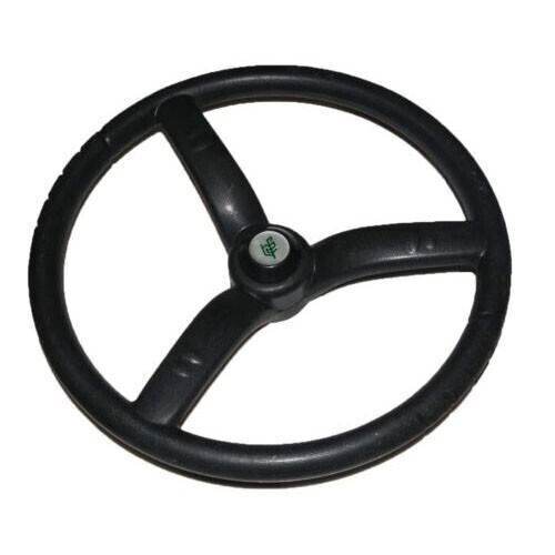 New Steering Wheel 3 Spoke Black Rubber Made For Massey Ferguson Tractors - StellerGear