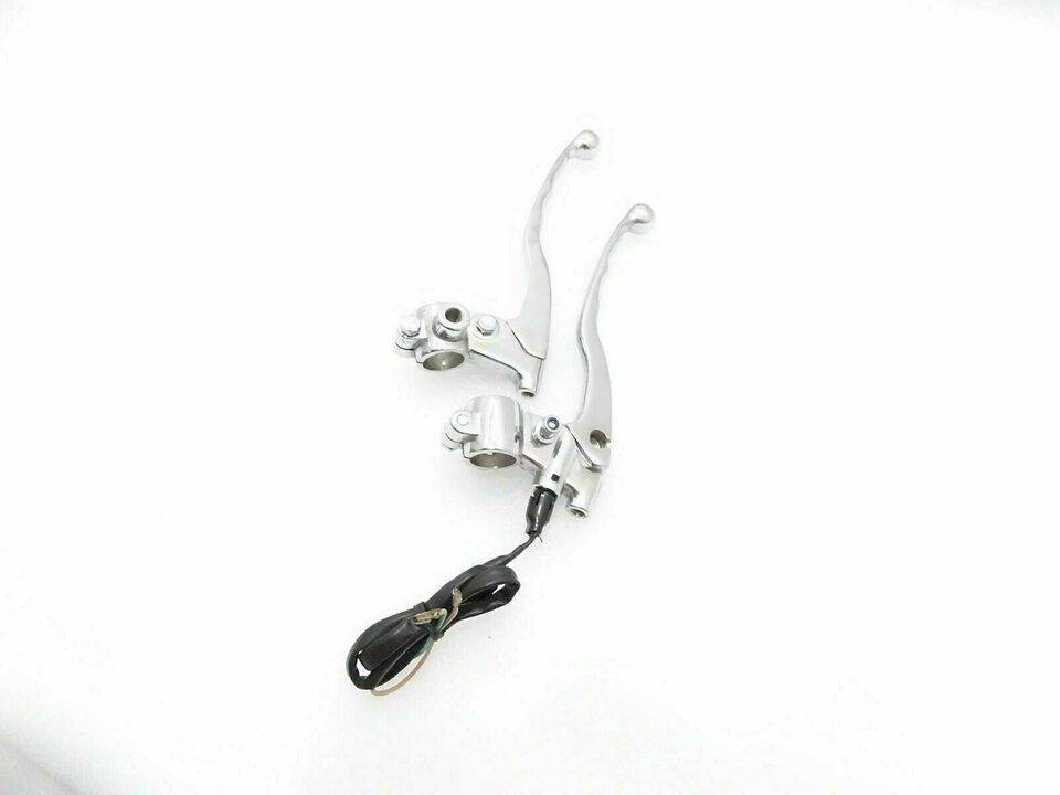 Chrome Brake and Clutch Lever Assembly Fits Royal Enfield - StellerGear