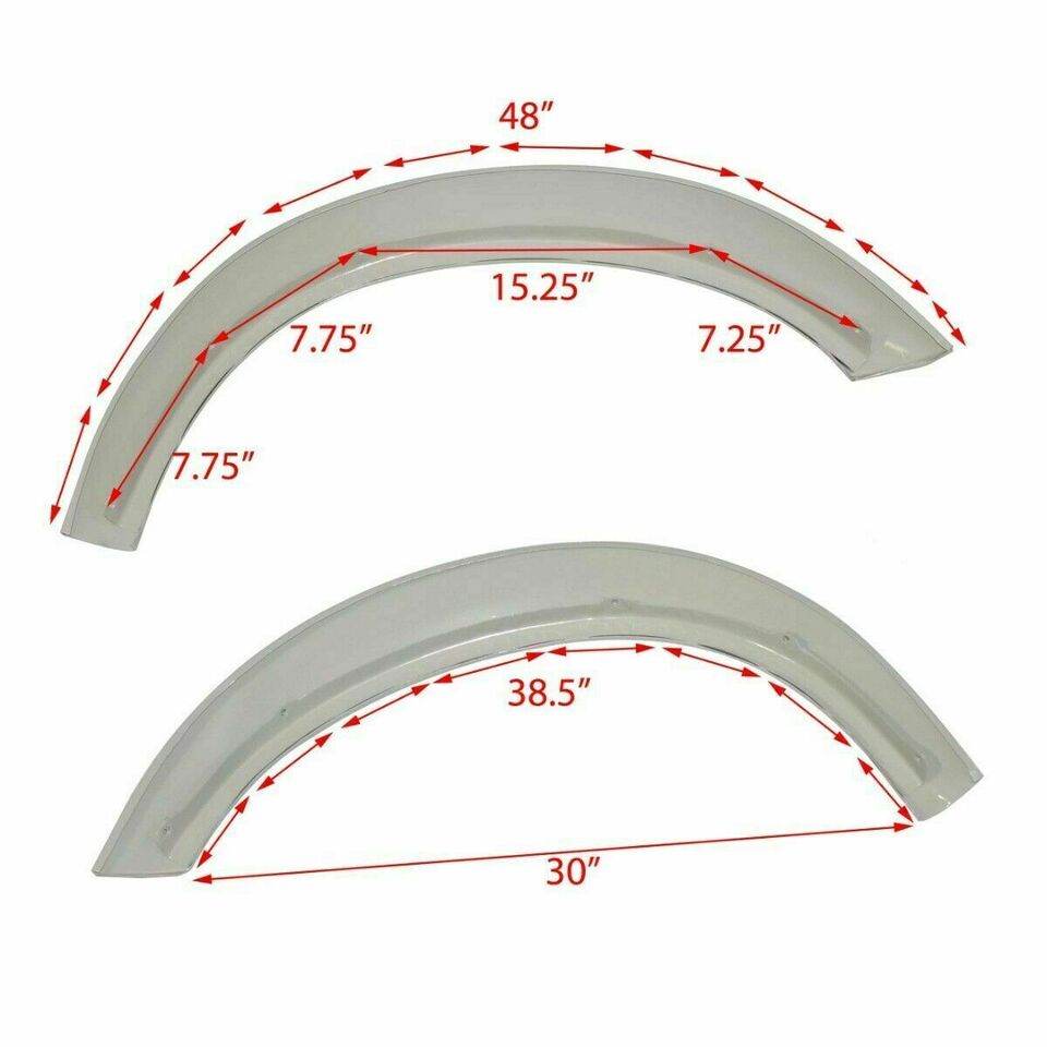 Fits Suzuki Samurai SJ410 413 Inner Outer Fender Flare Arch Wheel Protectors + Edging - StellerGear