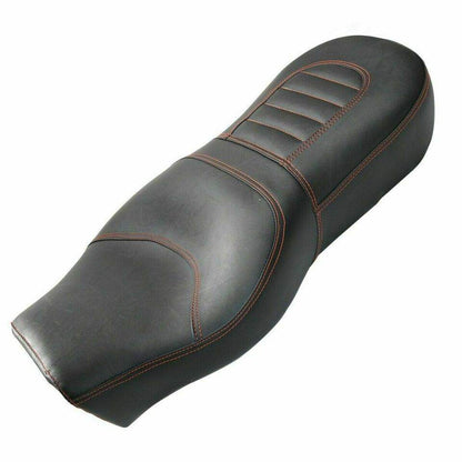 Custom Made Cushioned Seat Black Fits Royal Enfield Interceptor 650 - StellerGear