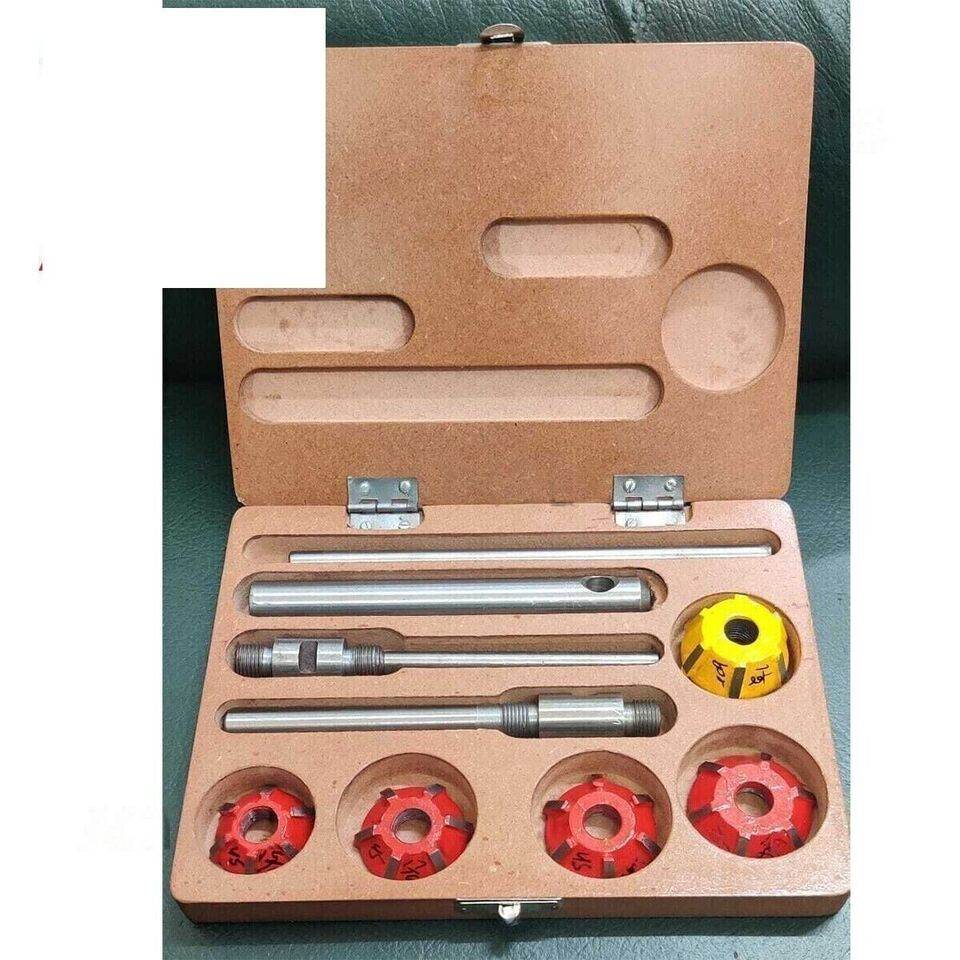 Carbide Tipped Valve Seat Face Cutter Set Of 5 Pieces Kit Cutters Tip - StellerGear