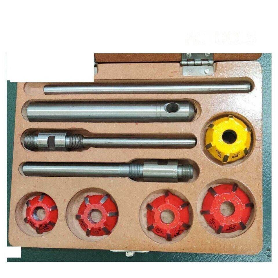 Carbide Tipped Valve Seat Face Cutter Set Of 5 Pieces Kit Cutters Tip - StellerGear