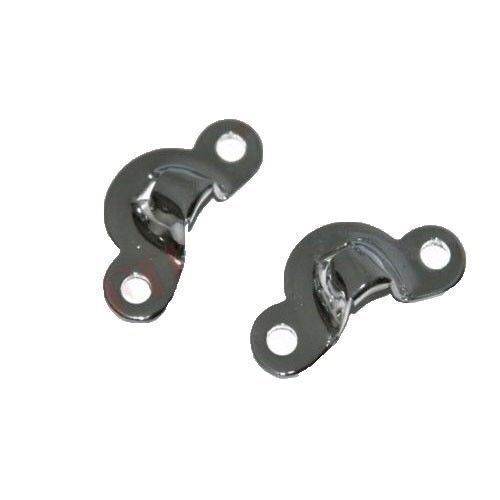 Hood Bonnet Latch Kit Chrome Plated Pair For 4x4 Jeeps Wrangler Willys Jeeps - StellerGear