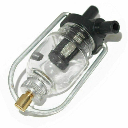 Fits Royal Enfield Jawa Rajdoot Old Model Glass Bowl Petrol Fuel Filter - StellerGear