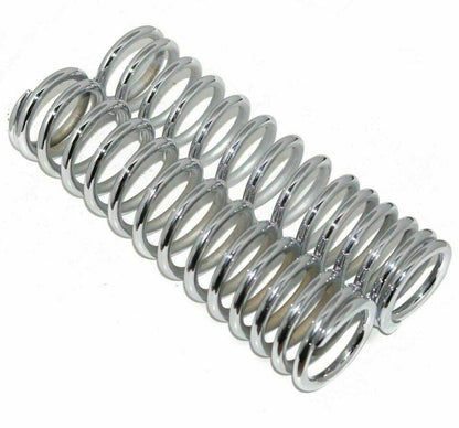 For Fits Royal Enfield Rear Chrome Shock Absorber Spring Set 142800 - StellerGear