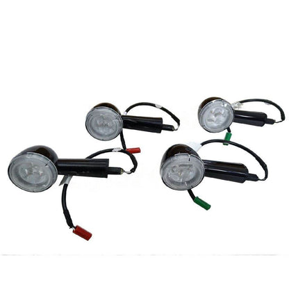 Royal Enfield "Front & Rear LED Indicator Trafficator Kit Black" For Meteor 350 - StellerGear