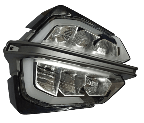 FIT FOR KTM DUKE 390 HEADLIGHT HEADLAMP WITH SIDE MASK SET BLACK 2017-2020 - StellerGear