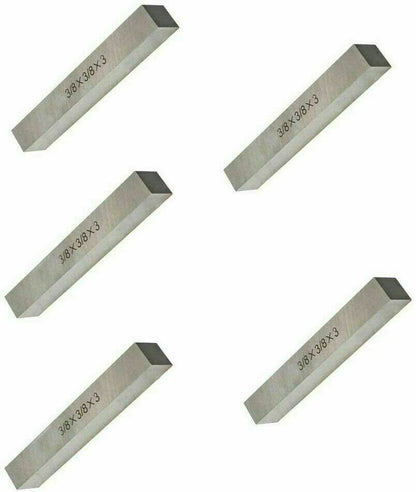 5 Pieces Pcs Set HSS Square Tool Bit 3/8" x 3" (9.5mm x 75mm) M2 Grade agaexportworld - StellerGear