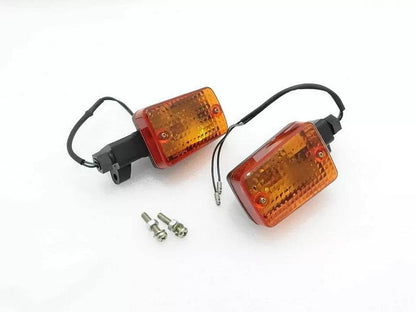 Rear Orange Indicators Set Fits Royal Enfield Old Models - StellerGear