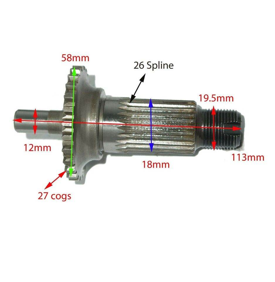 For Suzuki Samurai SJ410 Tranfer Case Front Output Shaft Trail Gear - StellerGear