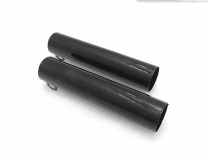 Long Black Fork Cover Tubes Fits Royal Enfield Old Model - StellerGear