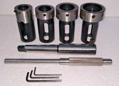 Lathe Tailstock Die Holder Set Of 4 Floating Type MT2 SHANK - StellerGear