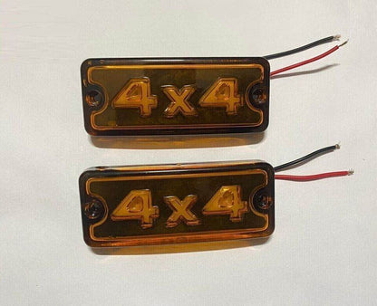 4 x 4 LED Amber Turn Single Indicator Light For Suzuki Samurai Sierra Gypsy - StellerGear