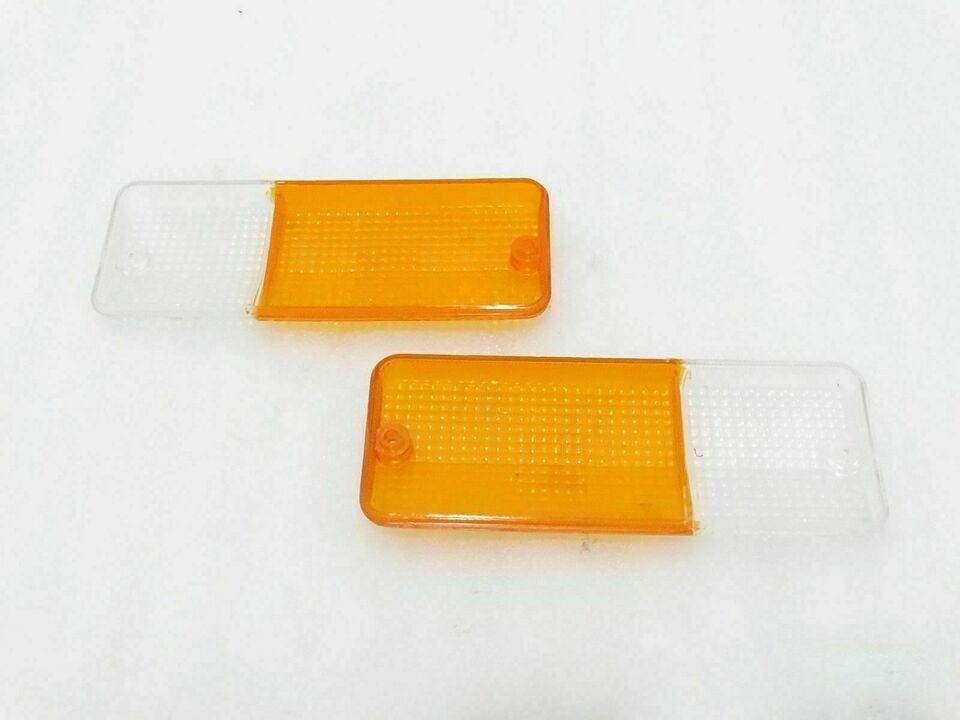 New SUZUKI SAMURAI SIERRA SJ413 410 FRONT BUMPER INDICATOR LIGHT LENS SET - StellerGear