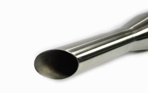 Fits Royal Enfield Red Rooster Performance Polished Silencer for Classic 350/500 - StellerGear