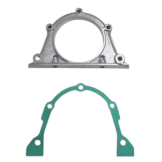 Samurai oil seal housing with gasket for secure sealing in motor vehicle applications