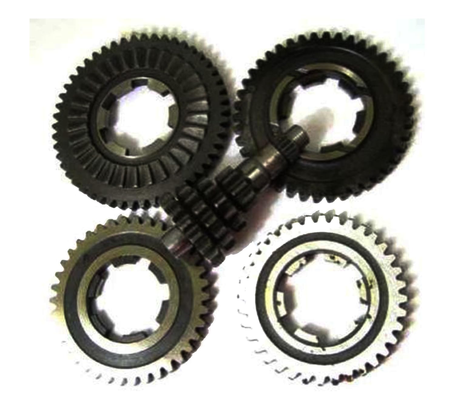 Complete gearbox gears and cluster made of durable steel for scooter gears replacement