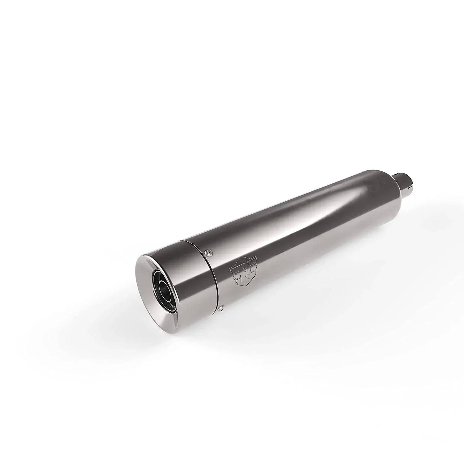 Straightcut silencer made of stainless steel, optimized for vehicle exhaust systems, available at silencer shop