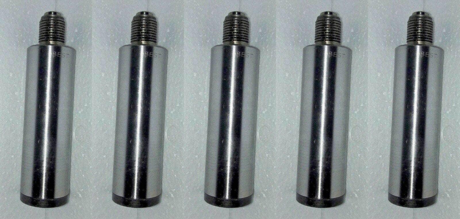 Steel Sioux style valve seat grinder stone holder, 6 inches long, for efficient valve grinding