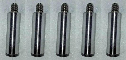 Steel Sioux style valve seat grinder stone holder, 6 inches long, for efficient valve grinding