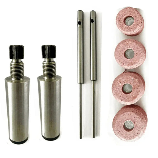 Sioux valve seat grinding kit with steel grinding stones and two adjustable grinding tools for precise valve seating