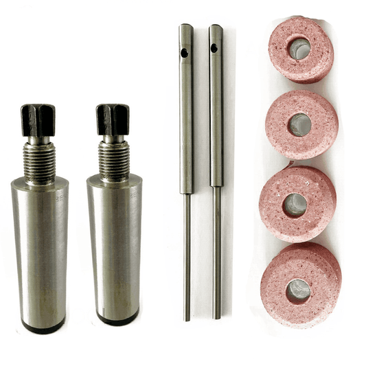 Sioux valve seat grinding kit with grinding stones and adjustable tools for precision machining