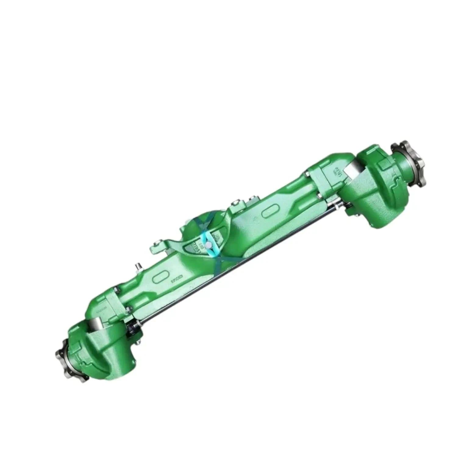 MFWD complete front axle for John Deere tractors, durable steel construction for enhanced performance