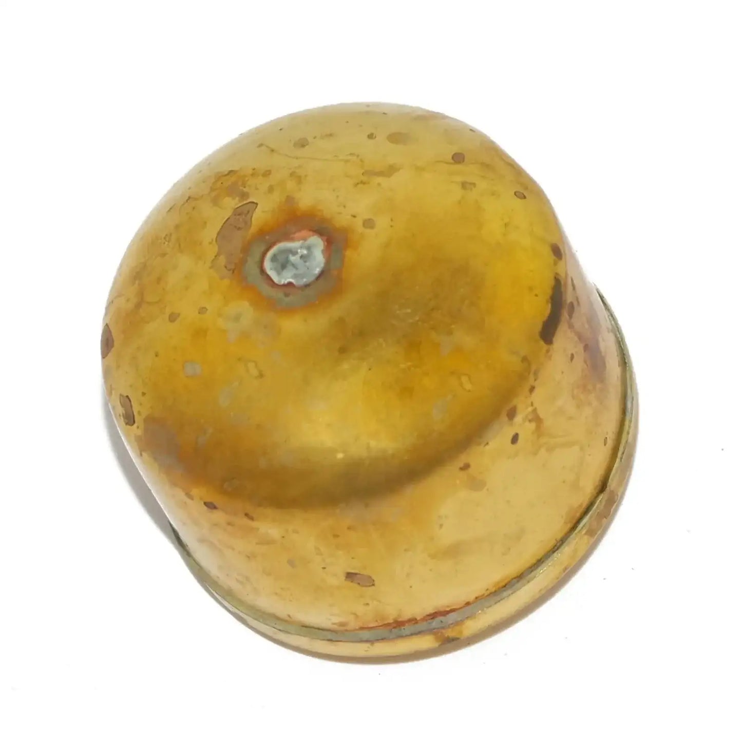 Yellow carburetor float cover with center screw hole