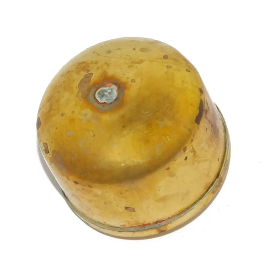 Yellow carburetor float cover with center screw hole