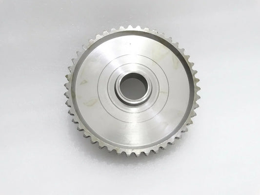 46T chain sprocket for chain, steel, ideal for motorcycle and scooter applications