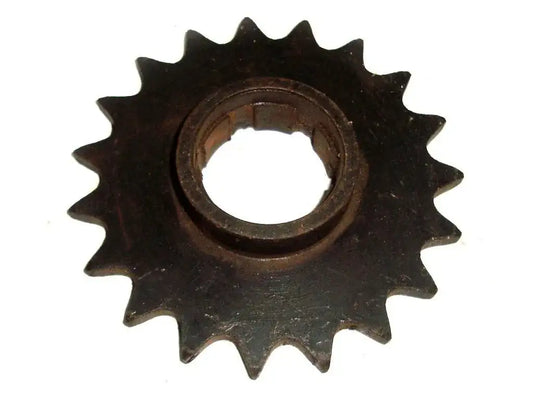 Durable steel sprocket on motorcycle, 25mm, designed for reliable performance in power transmission