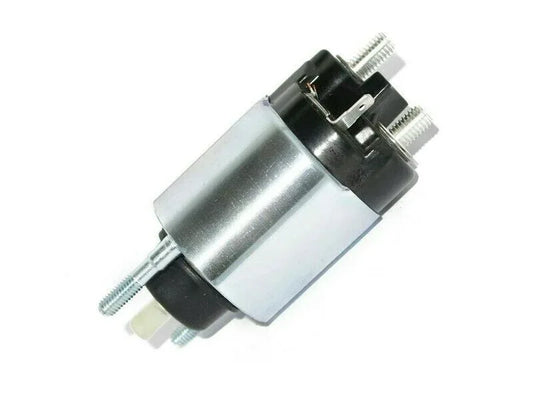 Starter solenoid relay magnetic switch assembly with metal terminals