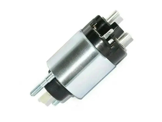 Starter solenoid relay magnetic switch assembly with metal terminals