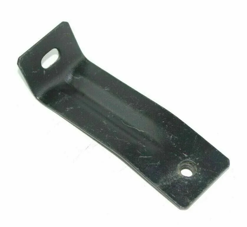 Dark metal console box stay bracket with two mounting holes