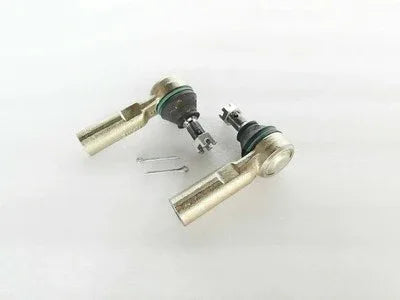 Steering tie rod ends set with ball joints and metal rods