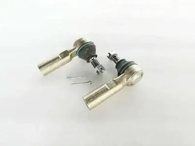 Steering tie rod ends set with ball joints and metal rods
