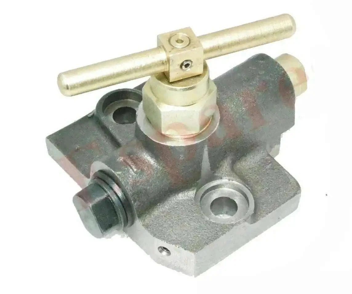 Hydraulic transport valve lock for Massey Tafe tractors.
