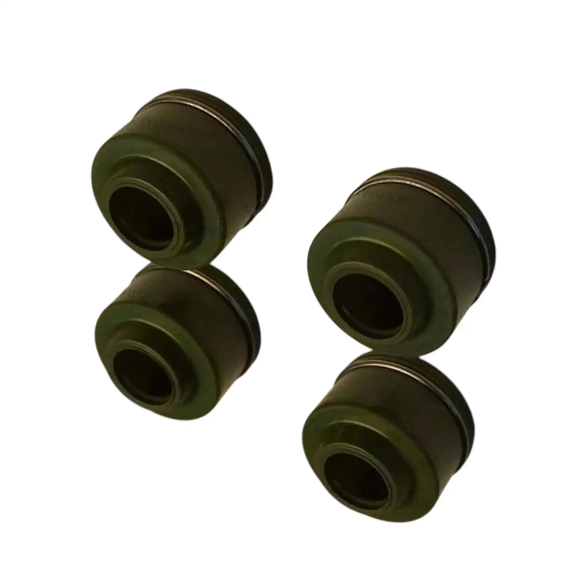 Set of four stem valve oil seals for 390 ktm duke made of durable rubber for effective engine sealing
