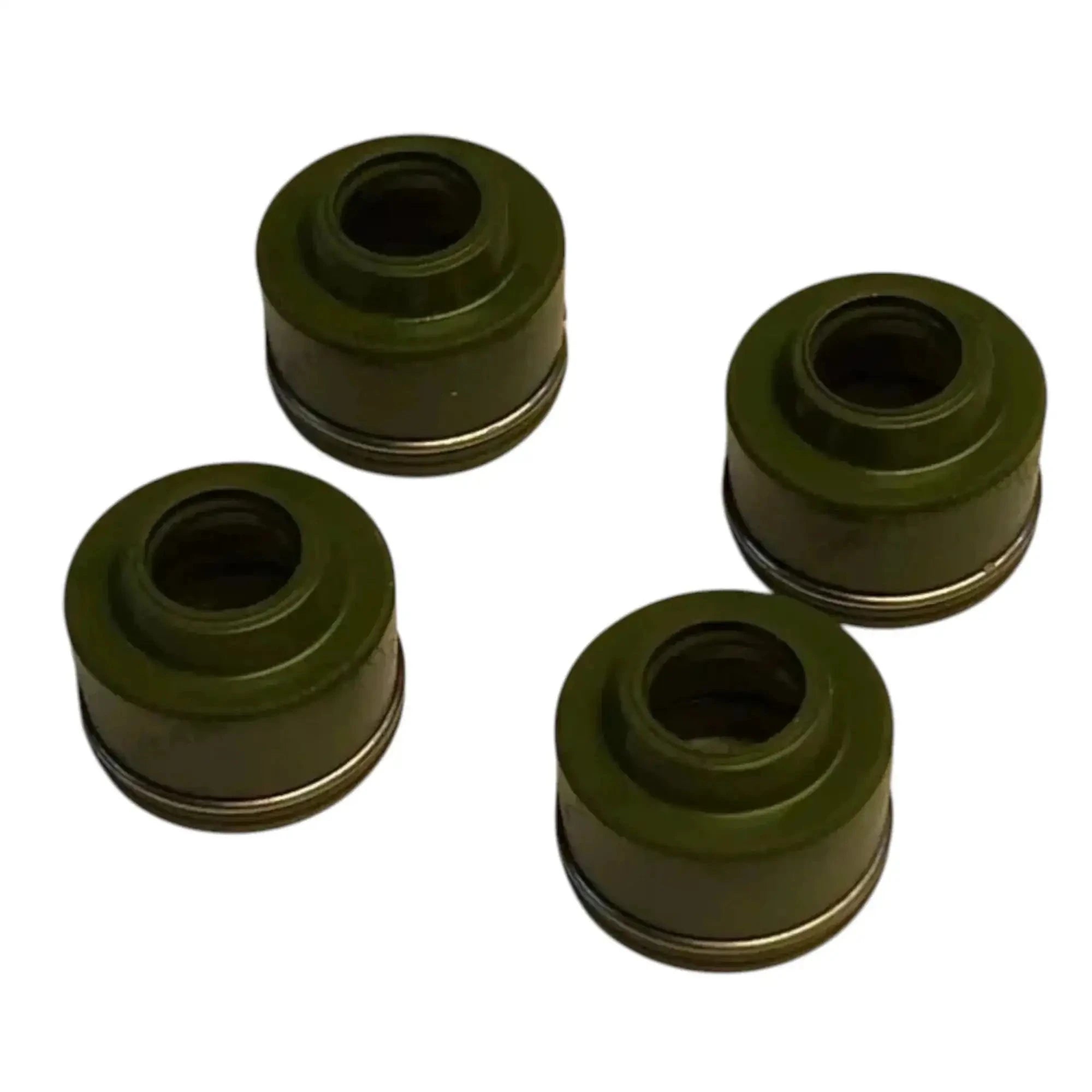 Set of four stem valve oil seals for 390 ktm duke, durable rubber construction for reliable engine performance
