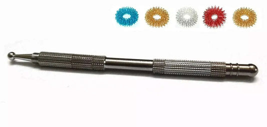 Sujok Acupressure Probe Multipurpose 5 in 1 Diagnostic Jimmy with Attachments - StellerGear