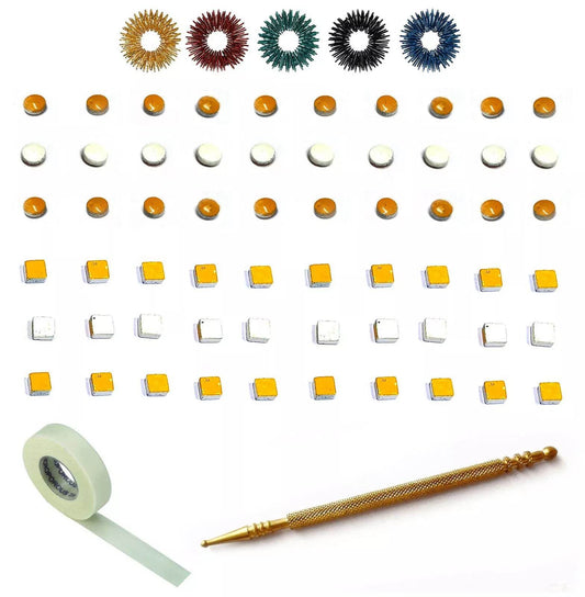 Sujok Therapy Byol Magnets 2 Types Slim Jimmy, Micropore Tape, Acu Rings - StellerGear