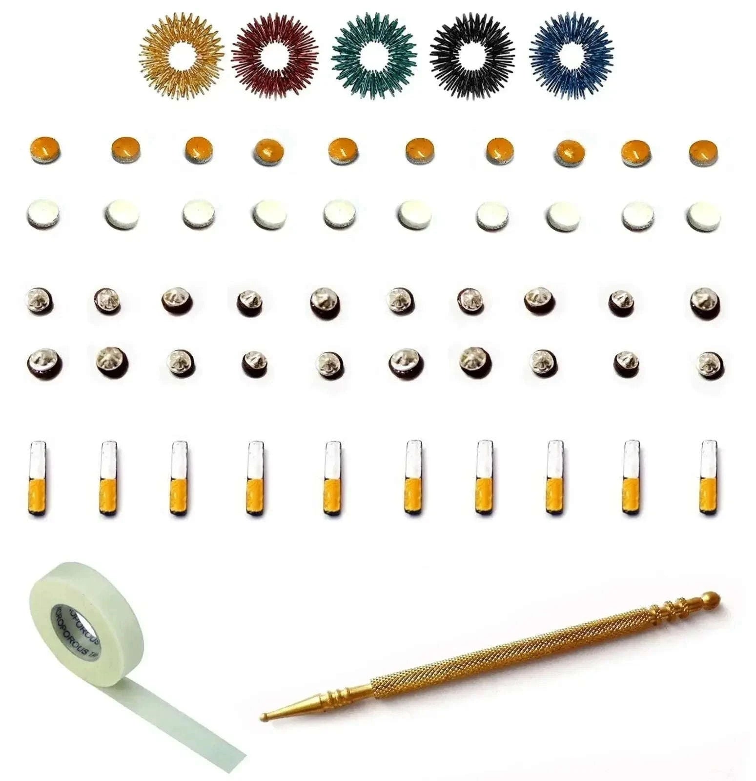 Sujok Therapy Magnets 20 Byol 20 Star 10 Bar Slim Jimmy,Sujok Rings - StellerGear