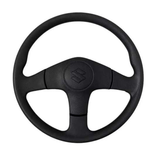Steering Wheel With Horn Button Black Color Suzuki Samurai SJ410 SJ413 Jimny - StellerGear