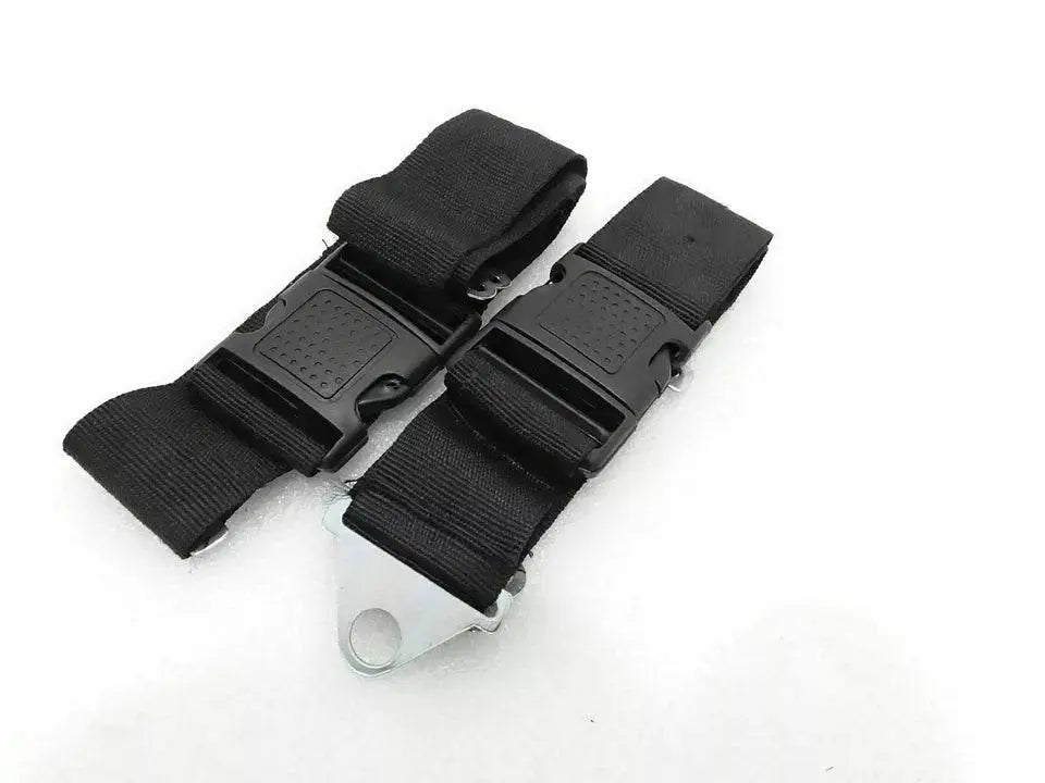 Suzuki Gypsy front seat belt replacement with durable black straps and metal buckle for safety