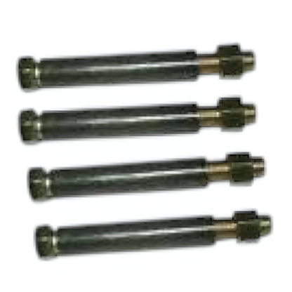 Set of Suzuki Gypsy leaf spring bolts designed for front and rear leaf spring pivot installation
