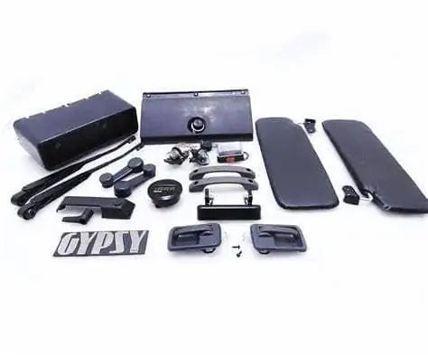 Suzuki Gypsy Samurai parts bulk offer, includes various high-quality components for vehicle restoration