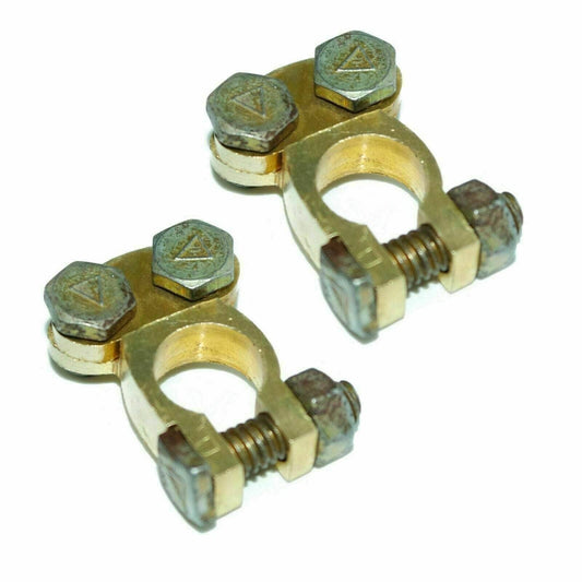 Suzuki Samurai battery connectors made of brass for reliable power connections
