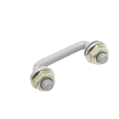 Bonnet lock bar with two hex bolts and threaded mounting ends